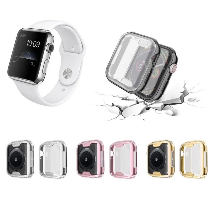 

High Quality Smart Watch Protective Case Cover With Screen for iWatch Case Cover 38MM protectors 44MM