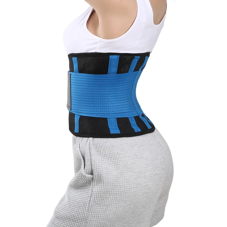 

Compression Adjustable Women Fitness Tummy Control Neoprene Sweat Belt Waist Trimmer, Blue,purple,pink,black,yellow,orange etc.