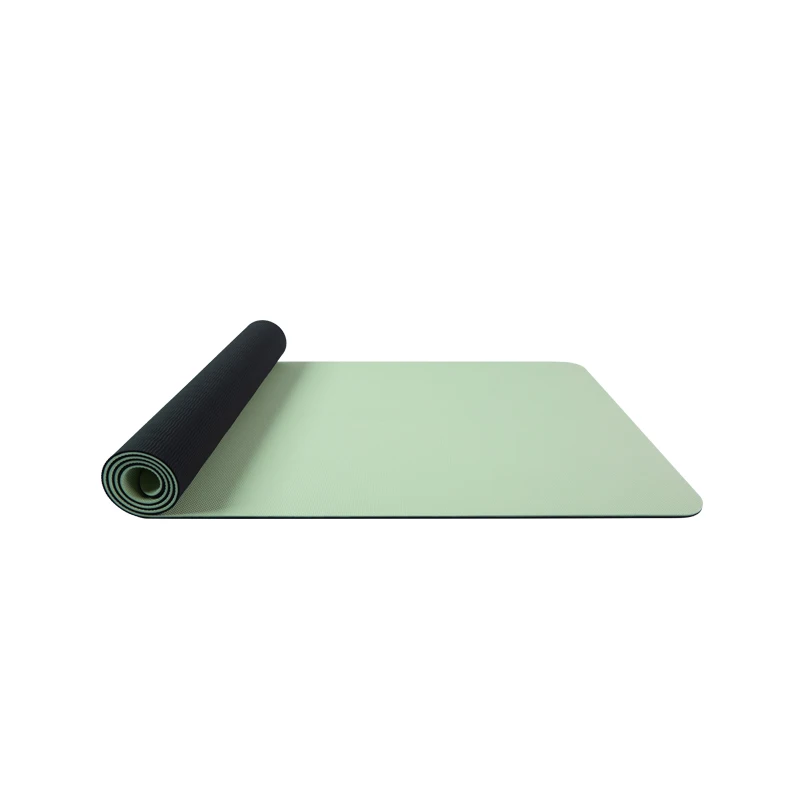

Environmental TPE material yoga mat multi-color options 183*68cm size, Blue, purple, green and gray
