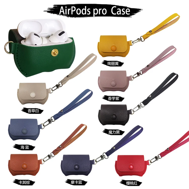 

3 IN 1 Pu For Airpods Case Leather Earphone For Airpods Case Leather Cover For Airpod Pro Case