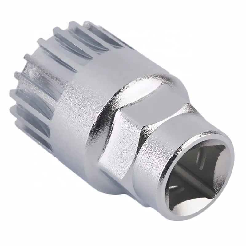 

Bike Bottom Bracket Remover Repair Tool Cycling Bicycle Repair Install Tool, Silver
