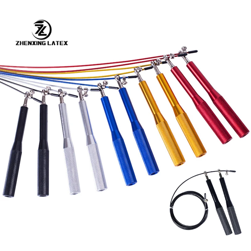 Training Fitness Accessories Skipping Rope Aluminum Handle Steel Wire Speed Jump Rope Weighted Jump Rope