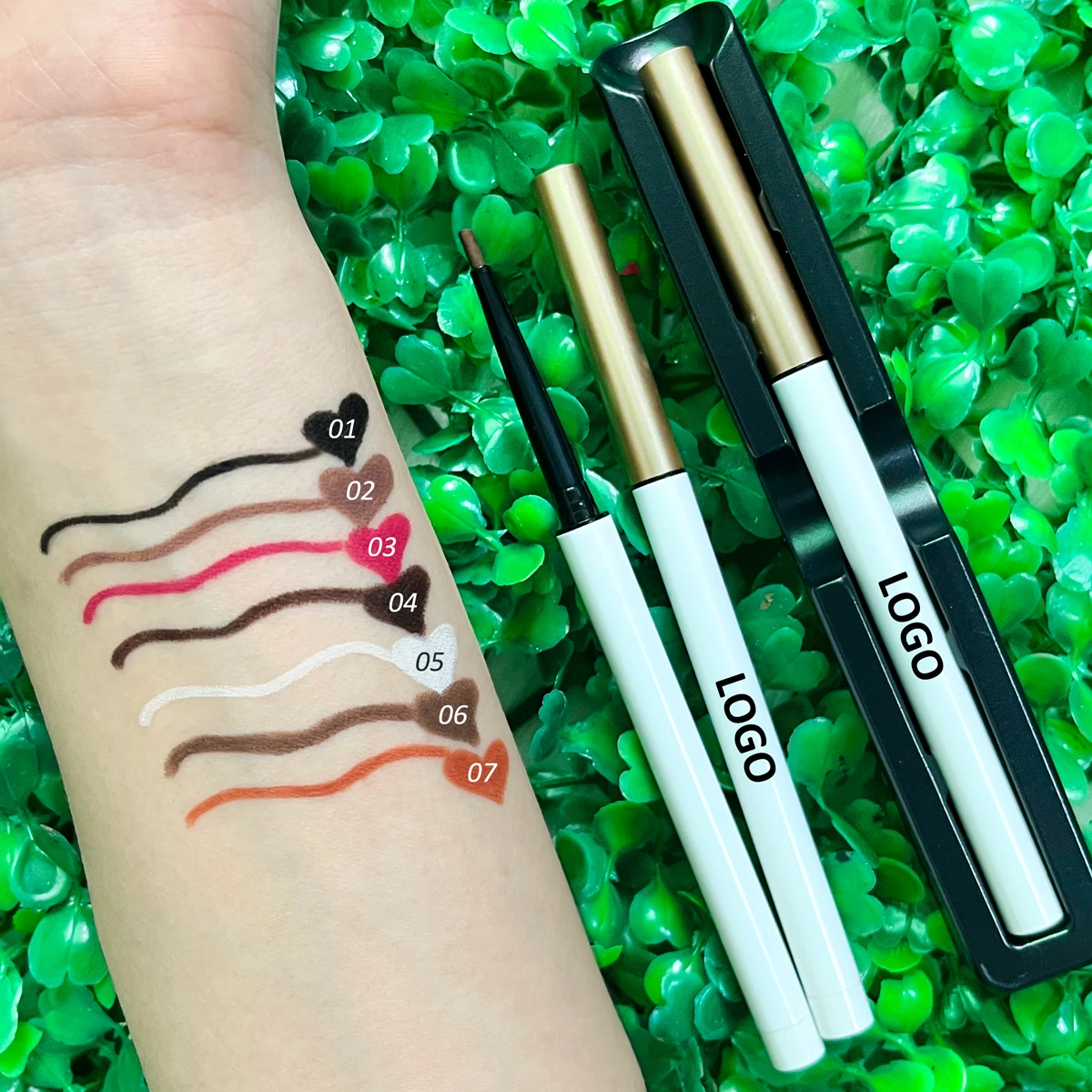 Makeup Vegan Gel Eye Liner Pen Custom logo Long Lasting Waterproof Private Label Gel Eyeliner Pencil