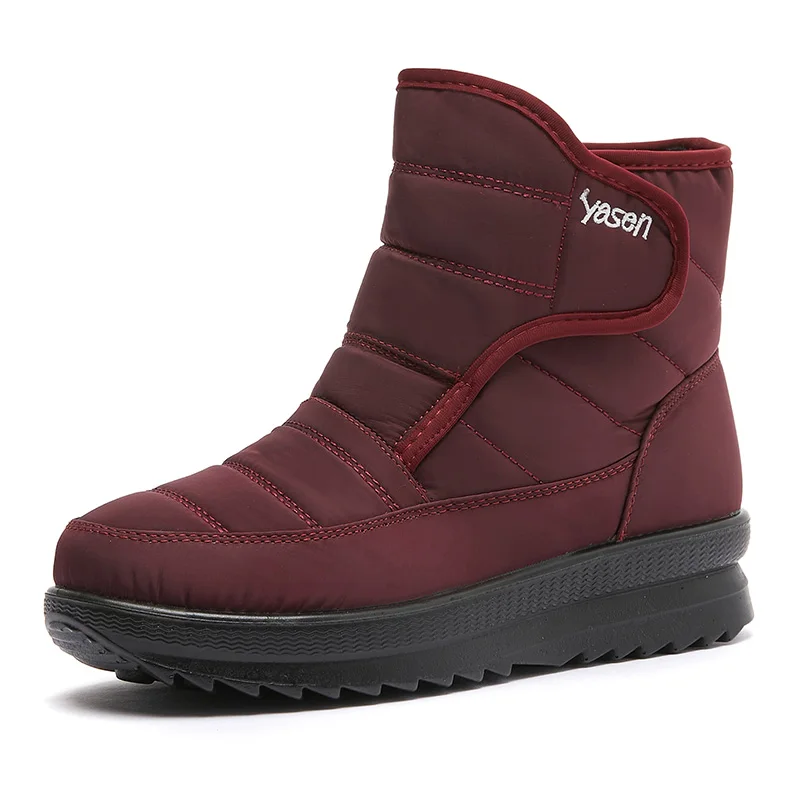 

Retail online shopping free shipping stock Waterproof winter snow boots for women