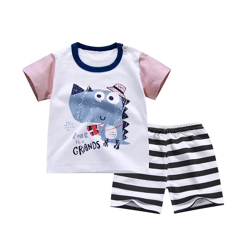 

Baby Clothes Toddler Clothes Boys Girls Clothes Sets Short Sleeves Clothing Set, Pic shows