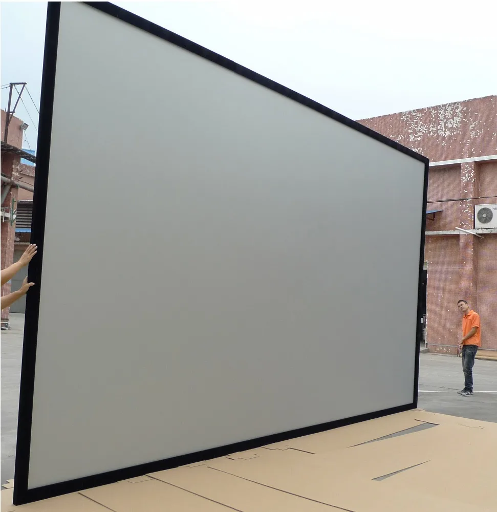 120 Inch Home Cinema Indoor Frame Movie Screen With Soft Pvc Fabric
