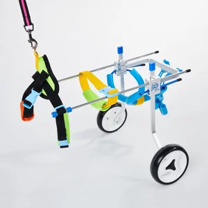 Image of 2019 New Pet Product Size XS Adjustable Pet Wheelchair For Dogs Aluminum Dog Wheelchair