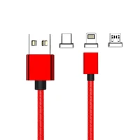 

SIPU Fast Charging 3 in 1 Magnetic USB Charger Data Cable for Samsung Android Phone