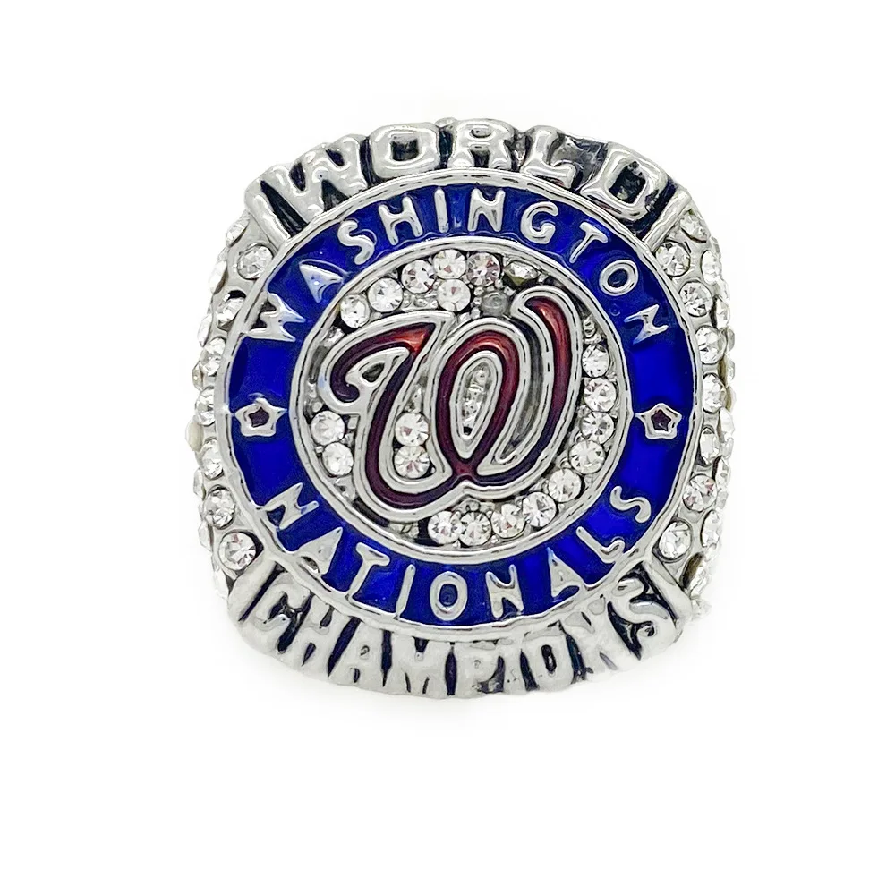 

Laodun 2021 New Washington Nationals Baseball Gold Plated Ring Set Fashionable Rugby Men's Championship Ring, Gold, silver