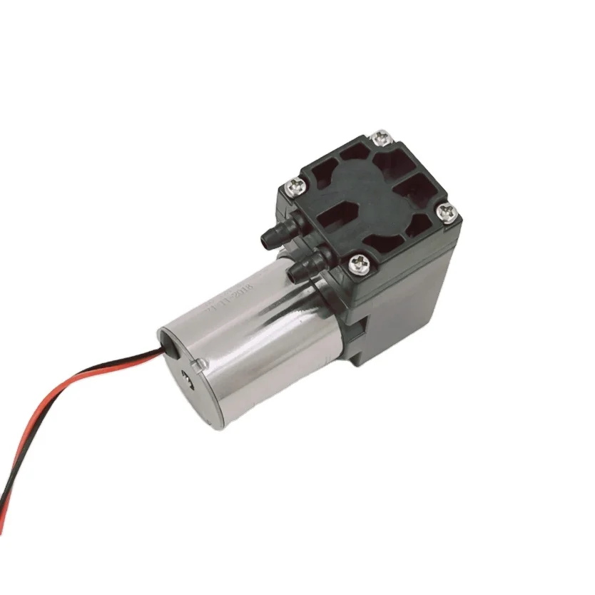 12V 24V Brushless DC Diaphragm Pump -65Kpa Vacuum 250Kpa Pressure 5L min Flow 8W 180G Compact OEM Customizable