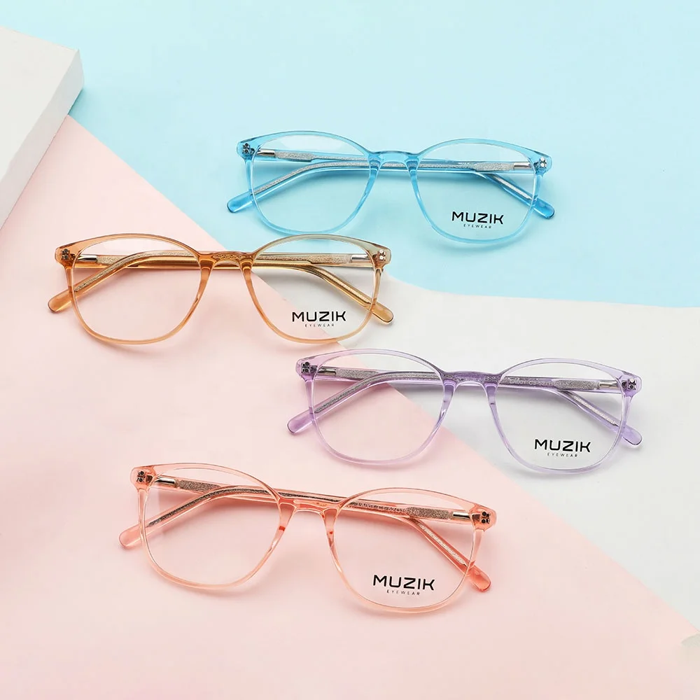 

LA001 Custom Classical Fashion Computer Spectacles Anti Blue Light Blocking Eyeglasses Acetate Optical Glasses Frame