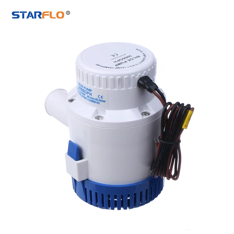 

STARFLO 3000GPH 12V 24V DC mini bilge water pump prices submersible sea marine boat pump for yacht