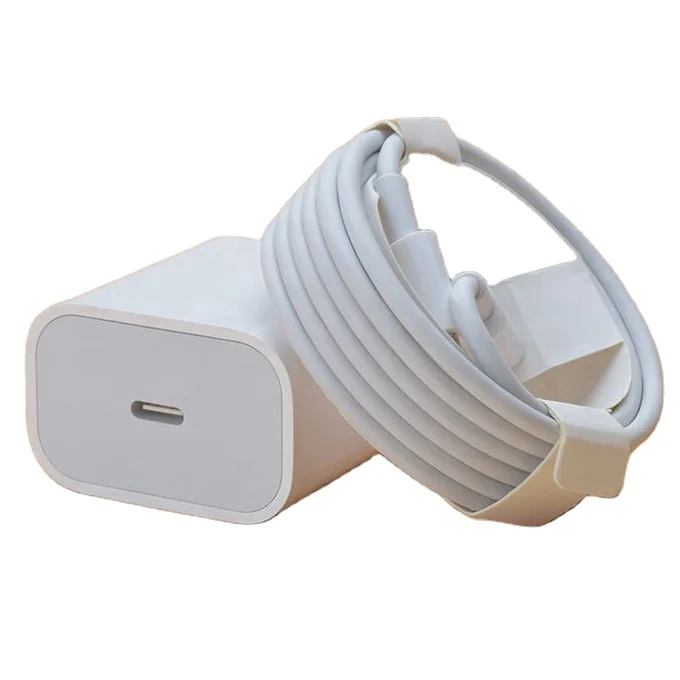 

US EU UK AU Type C PD Portable Wall 20w Charger For iPhone Usb C PD Fast Charger for Apple Charger 20w, White black