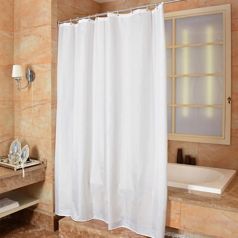 Hotel Quality Water Mildew Resistant Bathroom Shower Curtain Liner Vinyl 