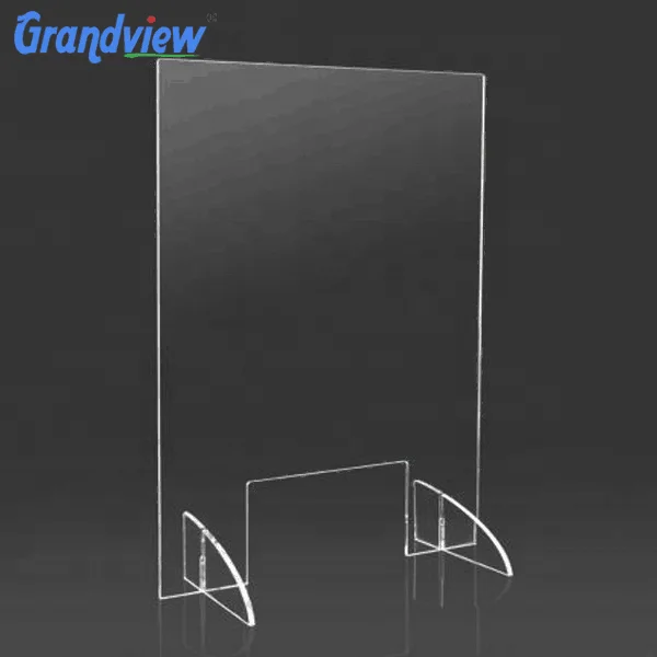 Cashier Protection Barriers Plexiglass Separator Clear Acrylic Shelf