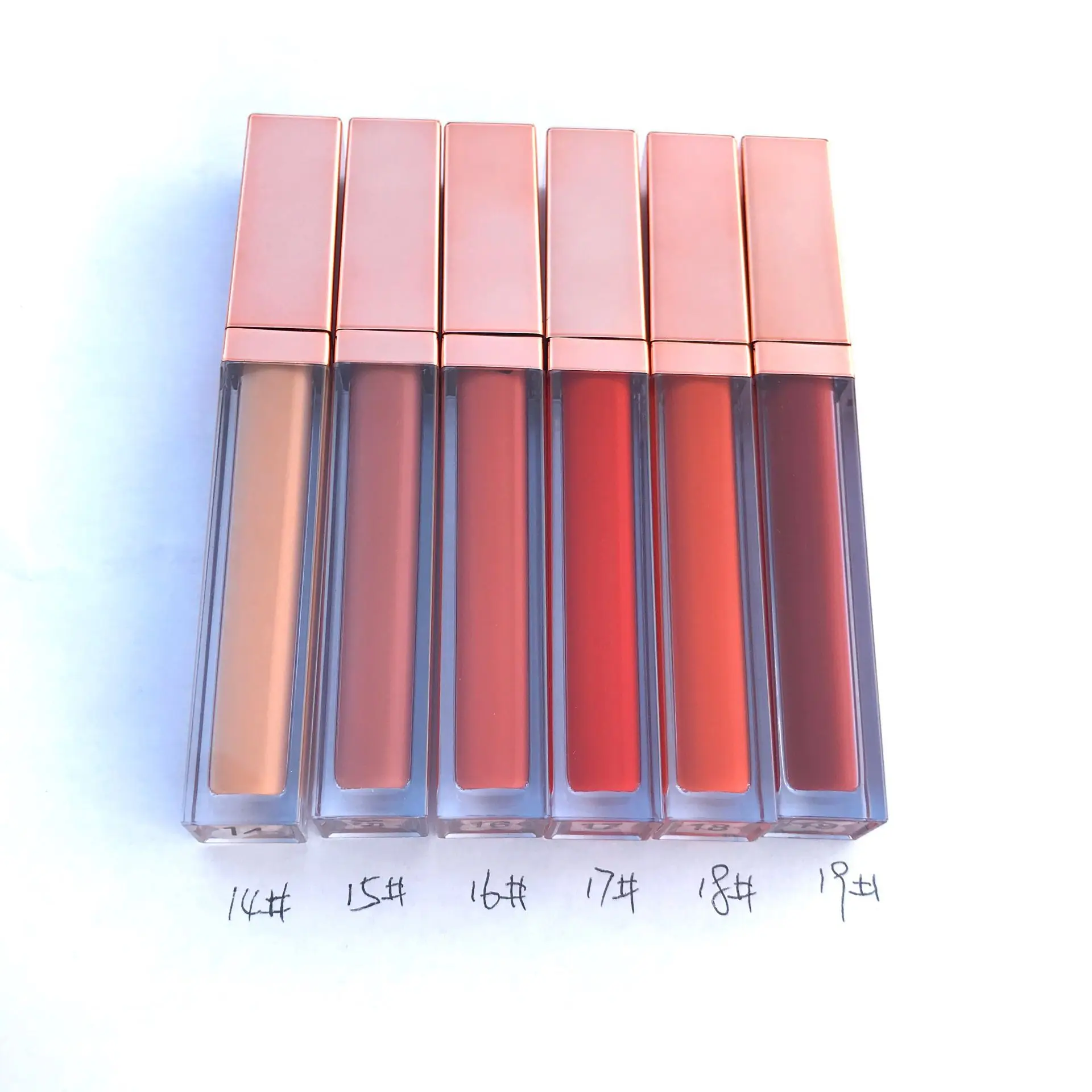 

Wholesale 13 colors waterproof vegan liquid lipsticks custom private label matte liquid lipstick liquid matte lipstick, Customization welcome