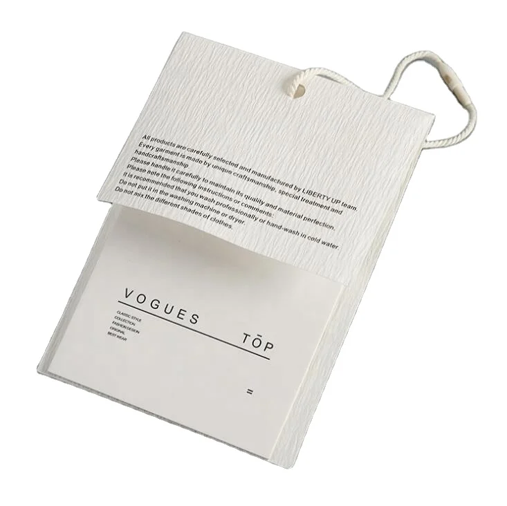 China Factory Price Low MOQ Custom Clothing hang Tag Embossed Hangtags for Clothing Customized hang Tag hang Tags Clothing