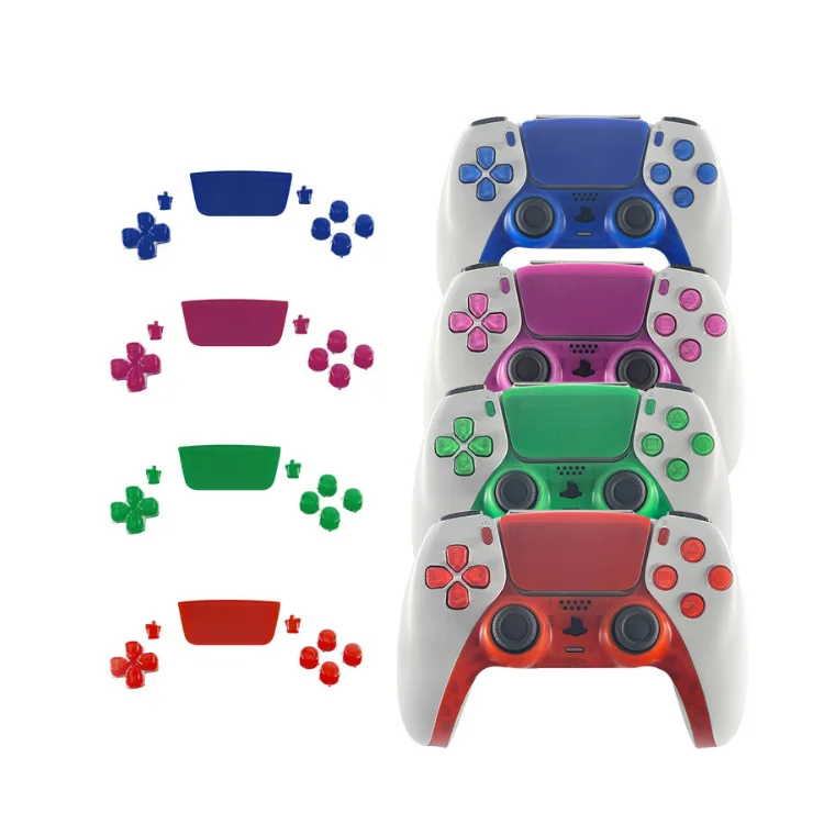 

New Hot Sale Controller Buttons Set For PS5 Replacement Trim Faceplate Shell & Touchpad ABXY Buttons, Colors