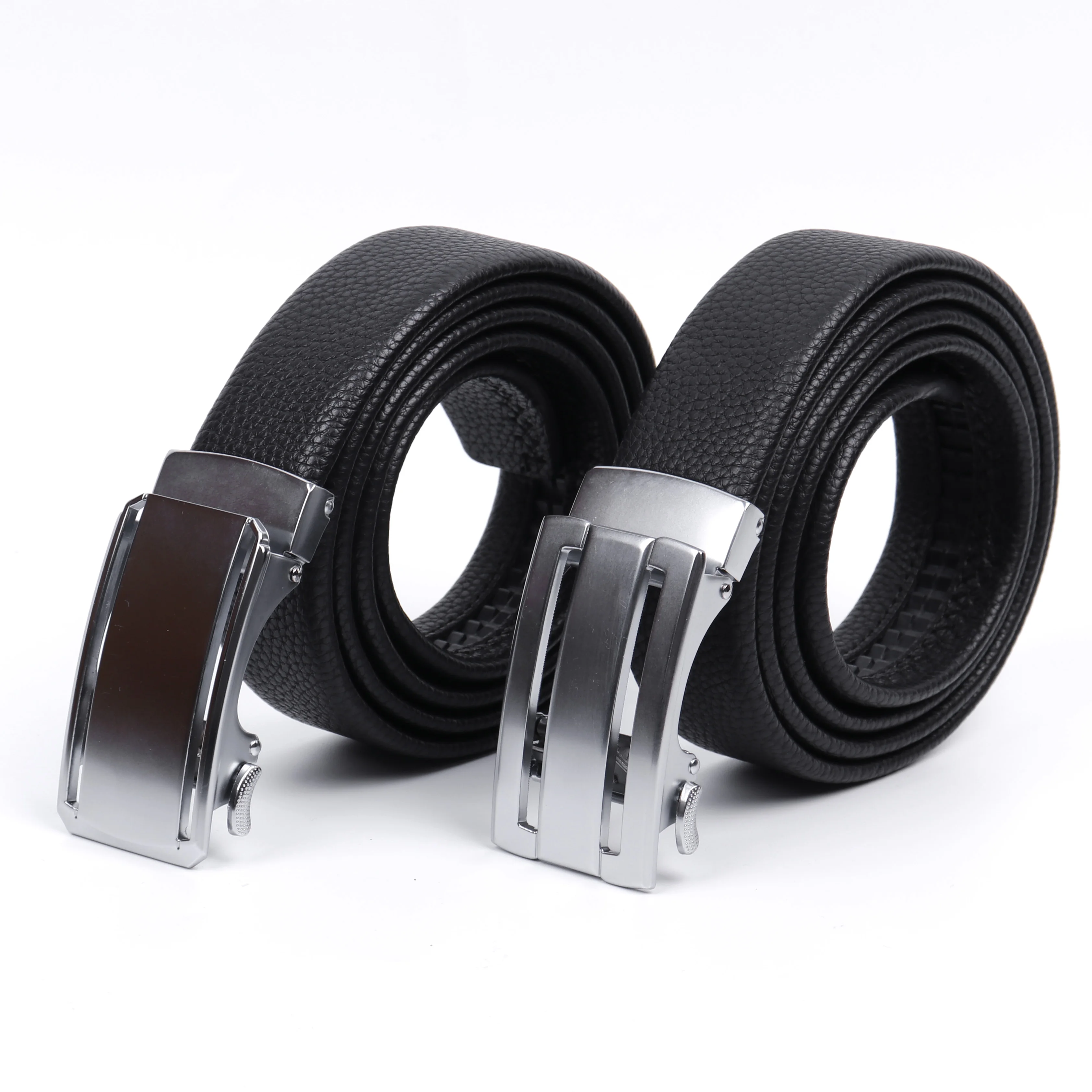 Black Cowhide Leather Versatile Style Belt