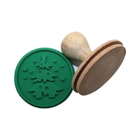 

Eco-friendly Silicone Custom 3D Cookie Wooden Stamps