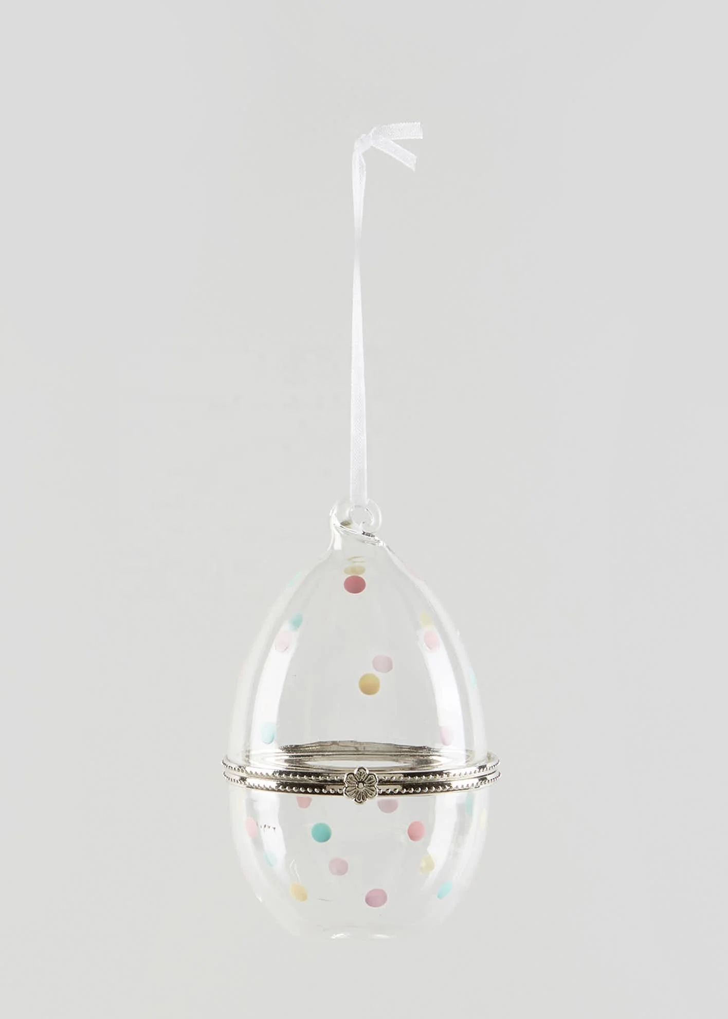 2020 New Glass Easter Eggs For Easter Hanging Decoration Openable Glass