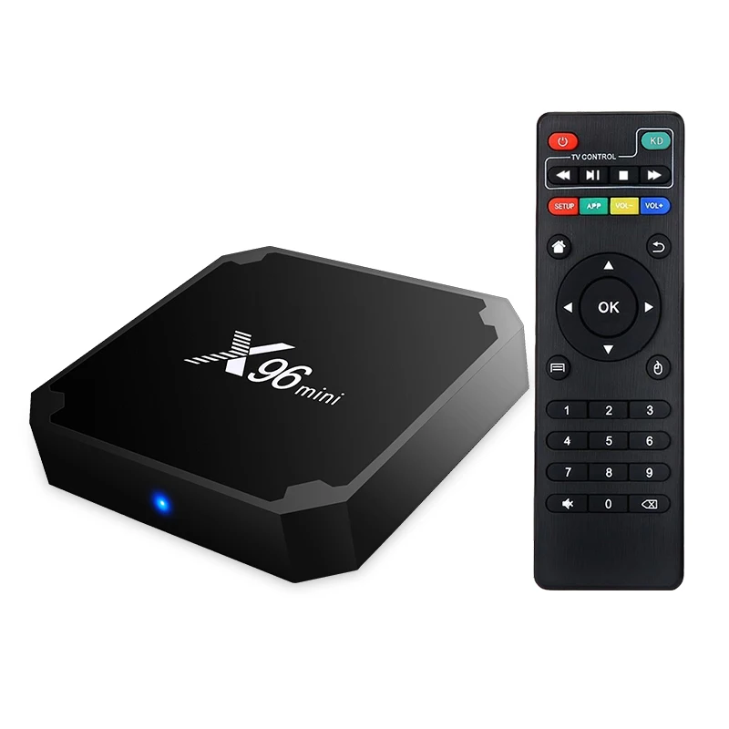 

X96 MINI Android TV Box Amlogic S905W X96 MINI 2GB 16GB 4K WiFi Android 9.0 Smart Set Top Box Stock France Local