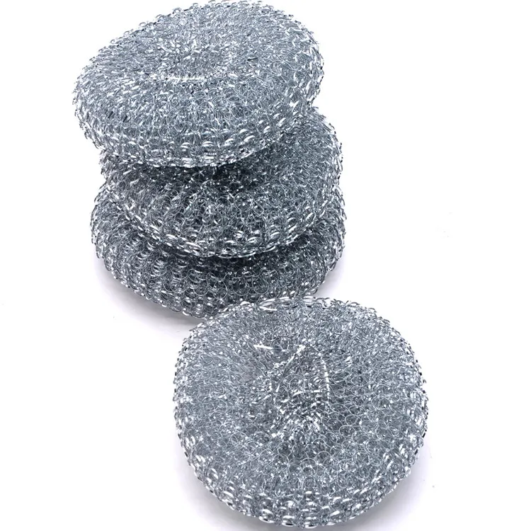 Stainless Steel Wire Sponge Scrubber Cleaning Cloth Scouring Pad - China  Stainless Steel Cloth and Steel Cloth price