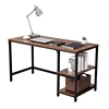 VASAGLE Top Furniture Modern Luxury Design Mdf Wooden Multifunctional Pc Desk Dark Wood Office Furniture Need Computer Desk