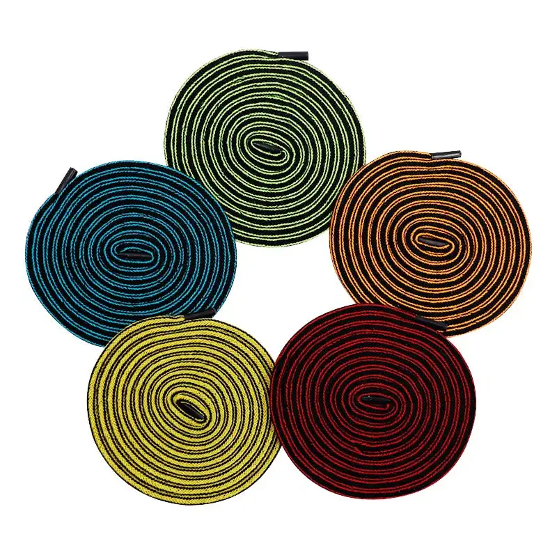 

Shoes Accessories Length 100CM Square Shape polyester shoe laces for Trendy Shoes