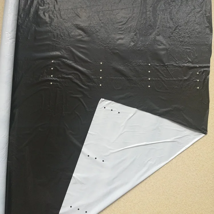 
Agricultural black plastic perforated mulch film with holes for strawberry 