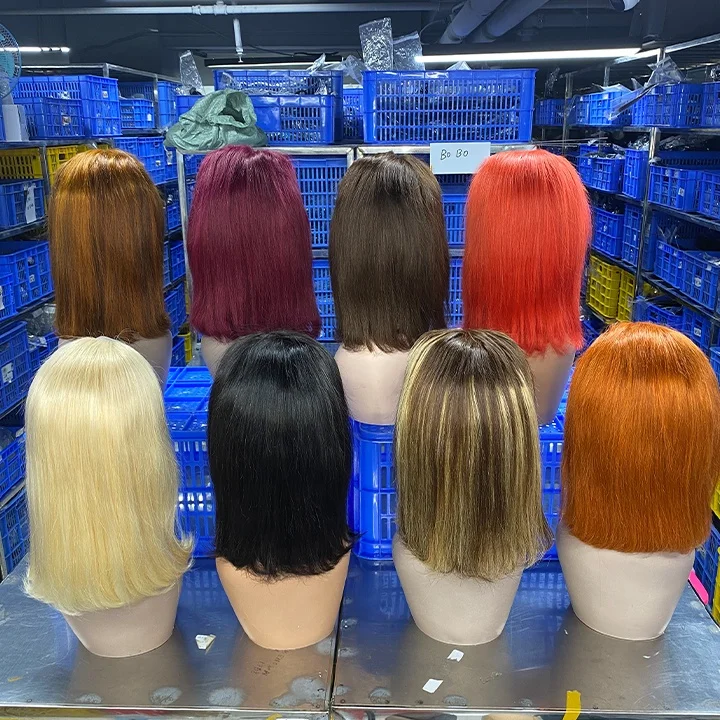 Bone Straight Bob Wig HD Lace Frontal