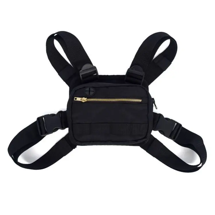 

2020 New Design Custom logo Outdoor Sports Chest Pack Shoulder Vest Tactical Rig Bag for Men