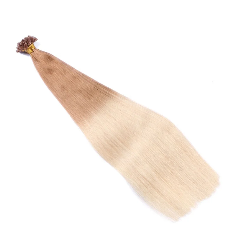 
100% Human Blond Keratin keratin U Tip Hair Extension 