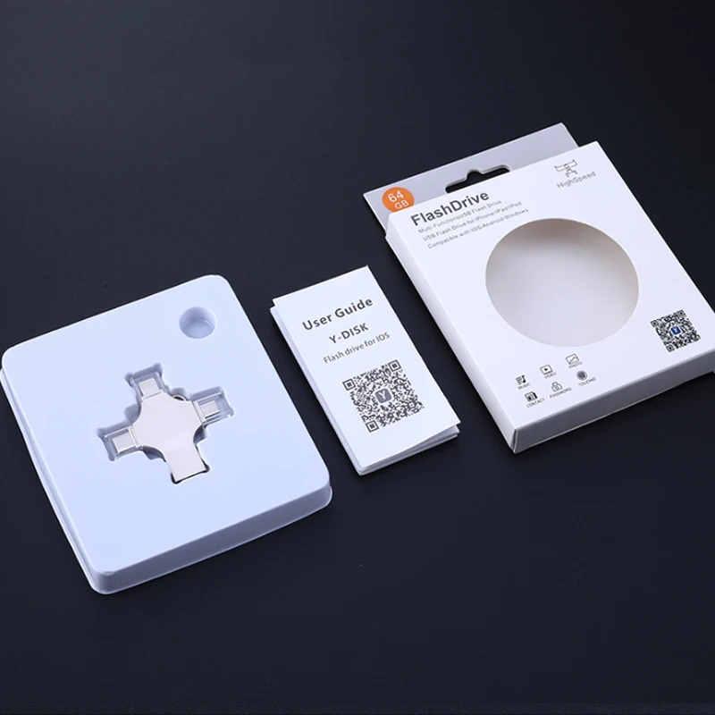 High speed USB large capacity 4 in 1 Otg memory stick USB flash drive 16gb 32gb 64gb for business gifts - ANKUX.COM