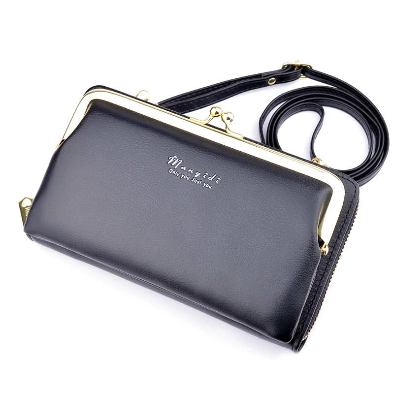 

Amazon Hot Sell Minimalist Wallet Women Clutch Purse Leather Purse Mass Fashion Ladies Wallet, Customized color