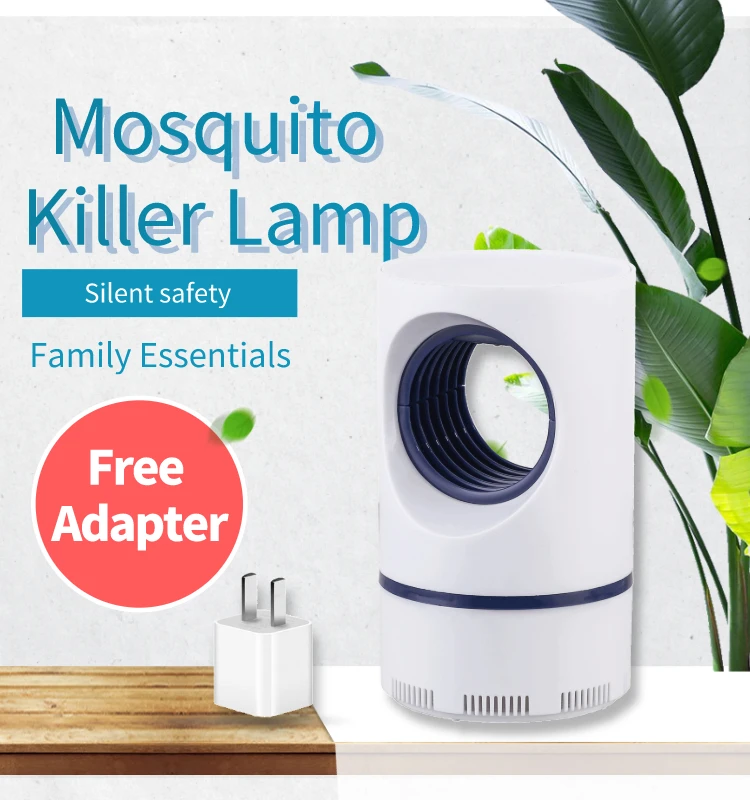 

Hot Sale Mosquito Killing Lamp Summer Must-Haves Machine USB Power Supply Pest Control Trap Bug Flying Zapper, White