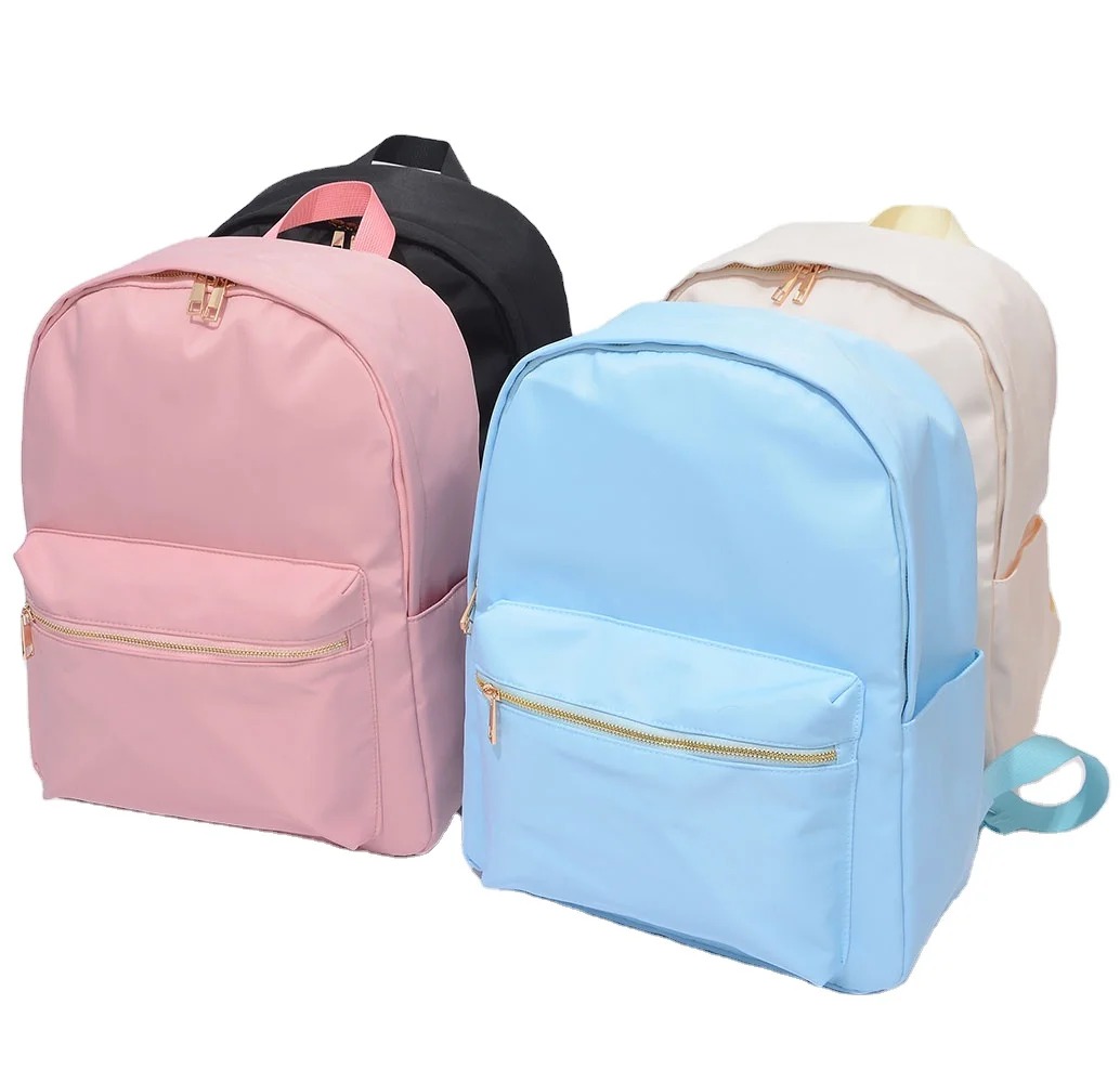 

Factory Hot Sales Classic New Product Bright Colors Low In Stock Travel Backpack Custom Backpack School Bags, Baby pink, dark pink, ice blue,khaki, nude,lilac, mint, black,