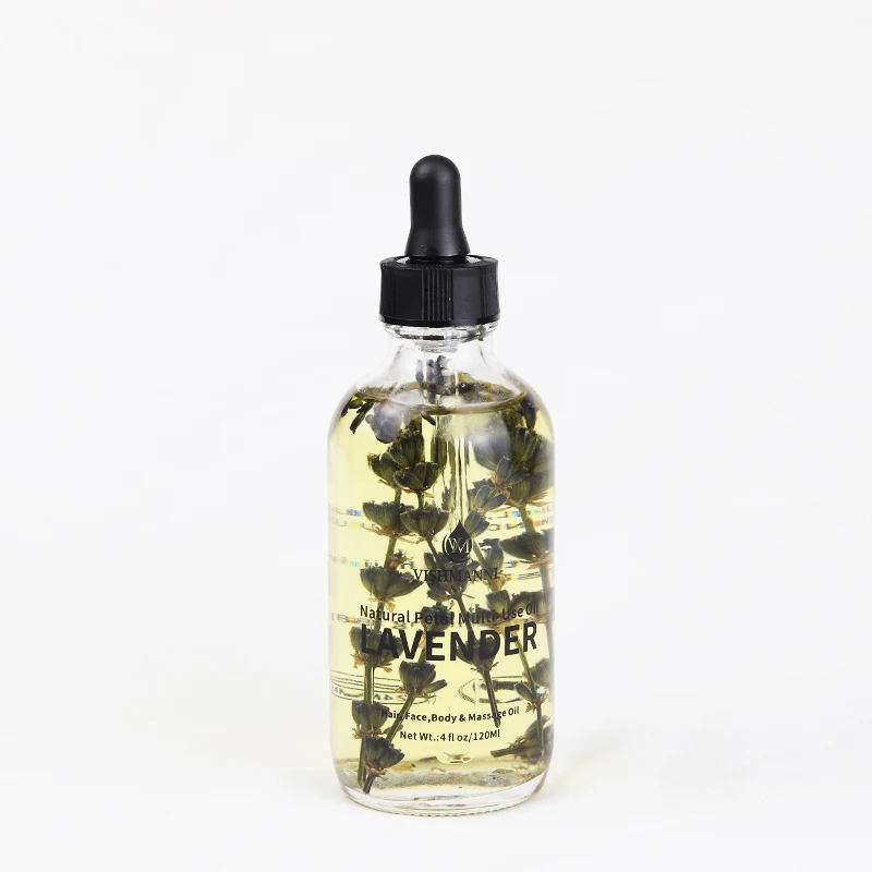 

New Design Pure Natural Infused Dry Flower Lavender Essential Oil For Beauty Face Body Hair