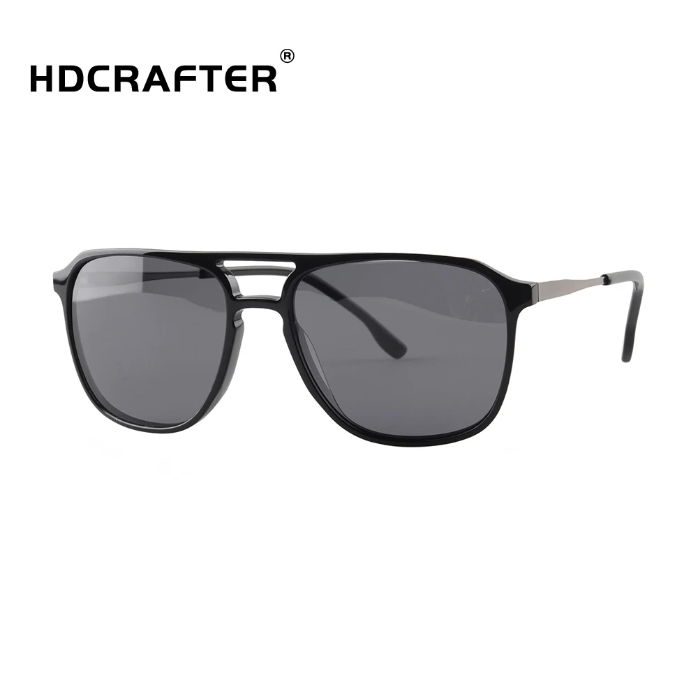 

HDCRAFTER fashion high-end acetate vintage 1.1 polarized sunglasses for women uv400 designer sun glasses river shades 2021 hot, 4 colors