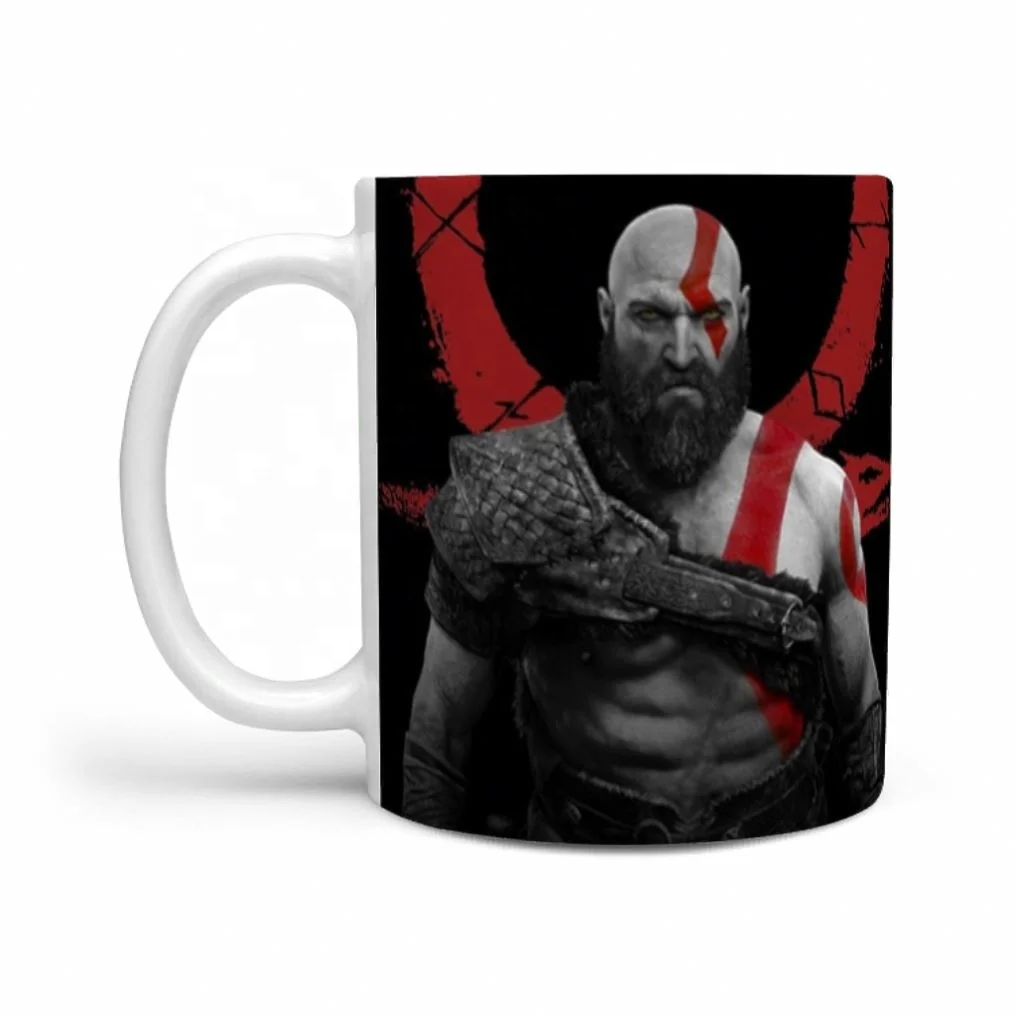 

Economical Custom Personalised Unique Design God Of War Mug Porcelain Mugs