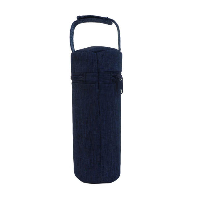 

New foldable Navy blue Waterproof Cylindrical Insulation bags / Cup Sleeve wholesale water backpacks