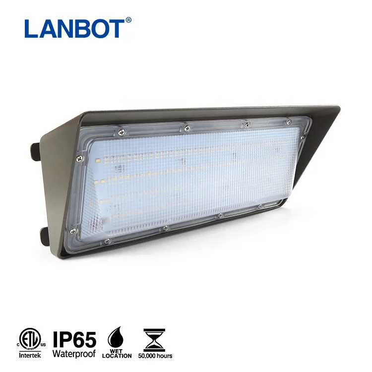 

Ip65 Outdoor Glass Walllight Outside Wallpack Garden Led Wall Light