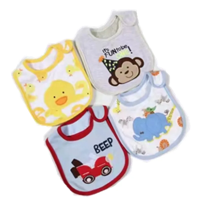

Factory spot 3-layer waterproof cotton baby bib