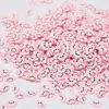 Wholesale Factory Price Kawaii Smiling Cloud Polymer Clay Slices Happy Cloud Fimo Slices Sprinkles 3D Nail Art Stickers