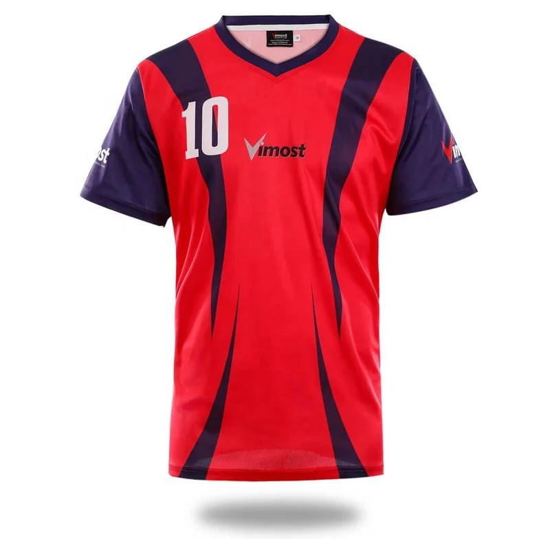 

wholesale soccer shirts design mens soccer jerseys sublimation printing made in China, Custom color