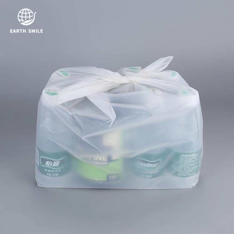 
Corn Starch T-shirt Plastic Shopping Bag Compostable Shopping Bag 
