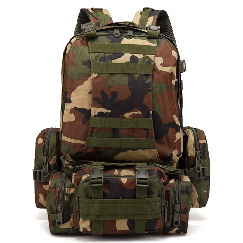 

LUPU 9 colors 50L waterproof tactical military rucksack, sport camping polyester backpack bag