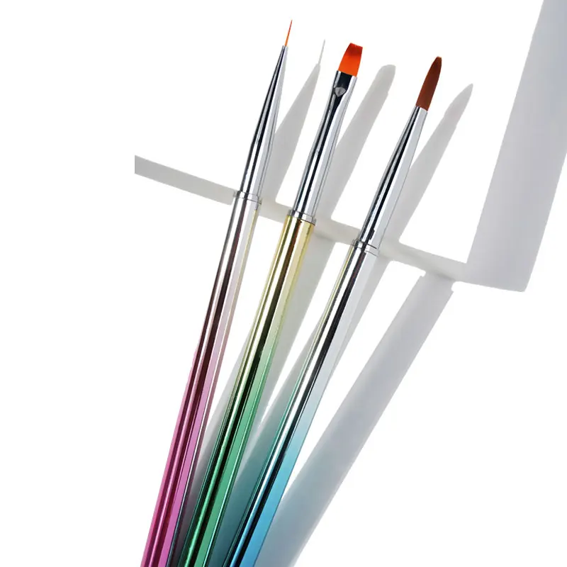 

Detail Paint Brushes Set Artist Paint Brushes Nylon Hair Acrylic Paint Brushes, 3 colors