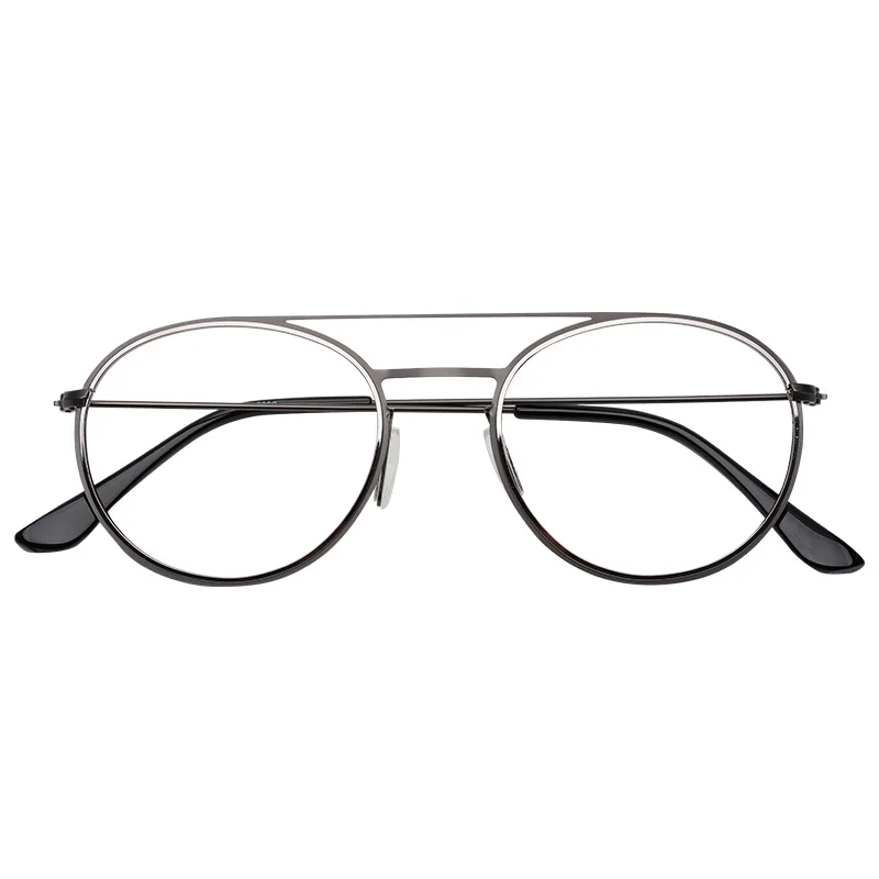 

China Supply Memory Metal Eyewear Glasses Frames Optical Eyeglasses Frames, Black