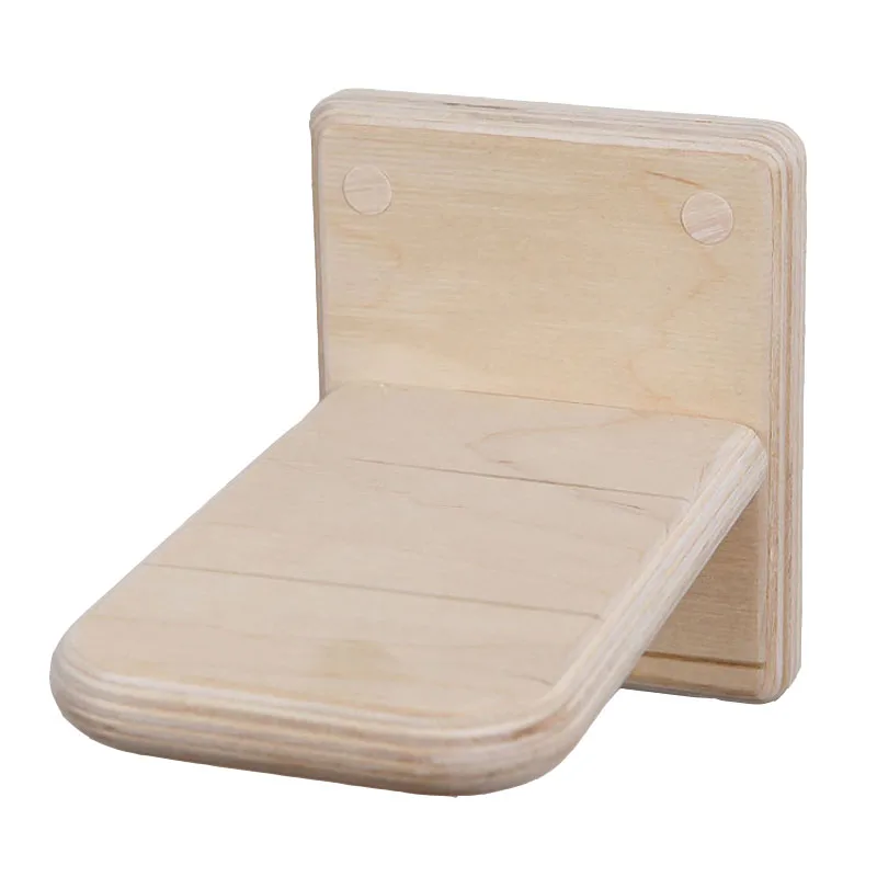 

Wholesale Pets Toy Wall Mounted Wooden Cat Climber Playing Stairs Wood Cat Shelves